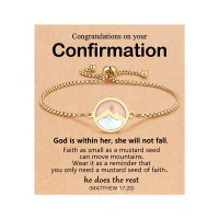 Kidbbi Confirmation Gifts for Teen Girls Teenage Women Catholic Confirmation Decorations Mustard Seed Bracelet X-B-Mustard Seed Link-Confirmation-01