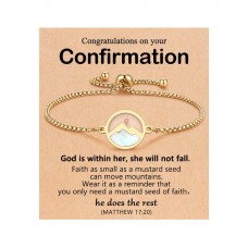 Kidbbi Confirmation Gifts for Teen Girls Teenage Women Catholic Confirmation Decorations Mustard Seed Bracelet X-B-Mustard Seed Link-Confirmation-01