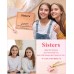 Kidbbi Galentines Day Sister Gifts from Sisters Christmas Birthday Gifts for Sister Necklace X-N-Pink Butterfly-Sister-003