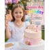 Kidbbi Gifts for 6 Year Old Girl Birthday Ideas Decorations Necklace Z-Bfly-6th Bday-N02