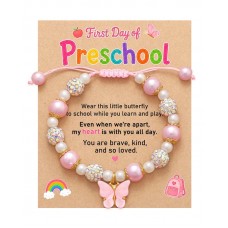 Kidbbi First Day Of Preschool Pre K Bracelet Z-Bfly-Prek-School-B01