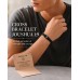 Kidbbi Cross Bracelet for Men Teen Boy Gifts Ideas 5th 8th Grade Kindergarten Preschool Pre K Graduation Gift Kids Baptism Confirmation Christian 8 10 12 13 11 9 Year Old Birthday Teenage Boys Z-Black Cross-1:9-B01