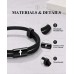 Kidbbi Cross Bracelet for Men Teen Boy Gifts Ideas 5th 8th Grade Kindergarten Preschool Pre K Graduation Gift Kids Baptism Confirmation Christian 8 10 12 13 11 9 Year Old Birthday Teenage Boys Z-Black Cross-1:9-B01