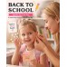 Kidbbi Back To School Earrings Gifts for Kids First Day of Kindergarten Z-Bow-Back to School-E01
