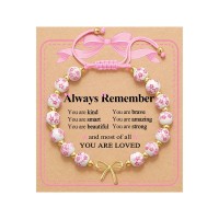 Kidbbi Bow Bracelets for Girls Kids Jewelry Ages 8-12 Tween Teen Girl Gifts Trendy Stuff 8 10 12 11 9 Year Old Birthday Kindergarten 5th Grade Graduation Gifts Z-Bow-Bead-Always-B01