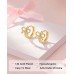 Kidbbi 14K Gold Hoop Bow Earrings for Girls Kids 8-12 Hypoallergenic Tween Teen Girl Gifts Trendy Cute Stuff 10 12 14 9 11 Year Old Birthday 5th Grade Pre K Preschool Kindergarten Graduation Gifts  Z-Bow-Hoop-Always-E01