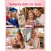 Kidbbi Necklace for Little Girls Kids Jewelry Ages 8-12 10 4 6 5 7 Year Old Birthday First Day of Preschool Kindergarten Back To School Gifts Z-Color Bfly-You are-N01
