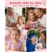 Kidbbi Granddaughter Necklace Gifts for Little Girl Kids Jewelry 4 6 8 5 7 Z-Colorful-Bfly-GD-N01