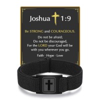 Kidbbi Cross Bracelet for Men Kids Christian Religious Easter Basket Stuffers Teen Boys Gifts Ideas Baptism First Communion Confirmation Gifts Teenage Boys 8 10 12 14 16 11 Year Old Birthday Z-Cross-Always-B01