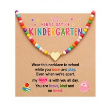 Kidbbi First Day of Kindergarten Essentials Girls Back To School Gifts Kids Z-Heart-Kinder-School-N02