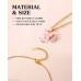 Kidbbi Butterfly Necklace for Little Girls Kids Jewelry Ages 8-12 Kindergarten 5th 8th Grade Graduation Gifts 4 6 5 7 9 10 Year Old Birthday Girl Z-Pink Butterfly-Always-N01
