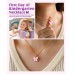 Kidbbi First Day of Kindergarten Necklace Back to School Gifts for Kids Z-Purple Bfly-Kindergarten-N02
