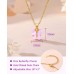 Kidbbi First Day of Kindergarten Necklace Back to School Gifts for Kids Z-Purple Bfly-Kindergarten-N02